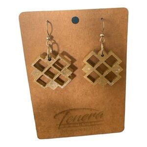 Hand made Wooden earrings Lightweight. Stainless steel hooks.